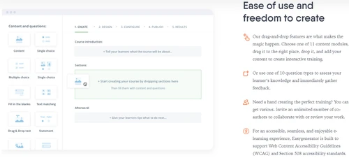 easygenerator-create courses
