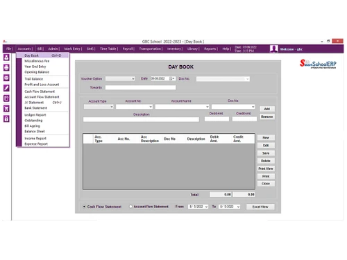 smartschoolerp day book