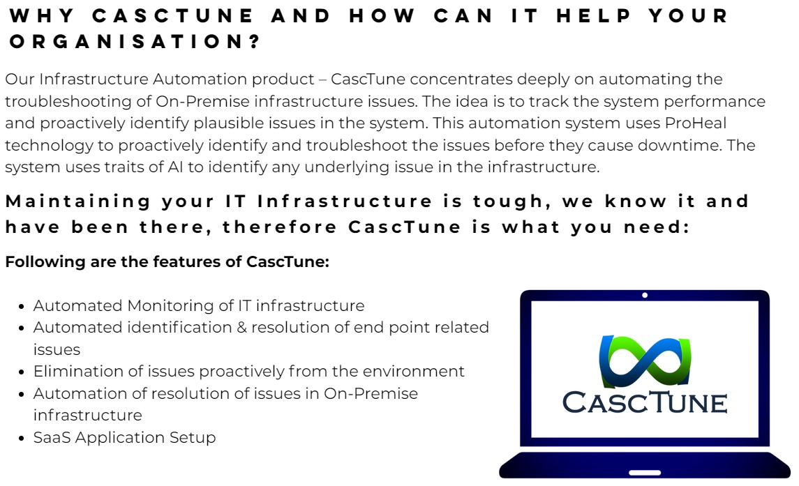 casctune IT infrastructure