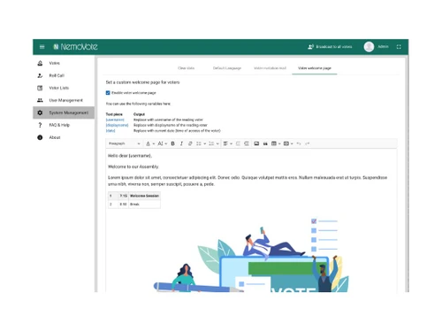 nemovote-systemmanagement