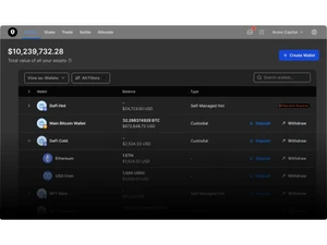 bitgo cryptocurrency wallet dashboard