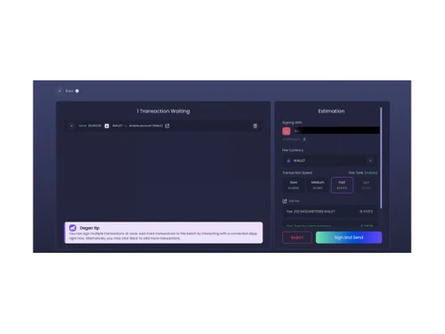 ambire wallet-transaction
