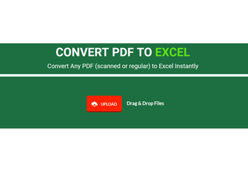pdf to excel