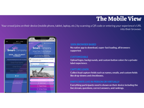 crowdpurr mobile view