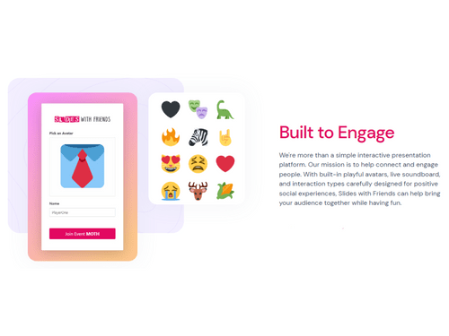 slides with friends build to engage