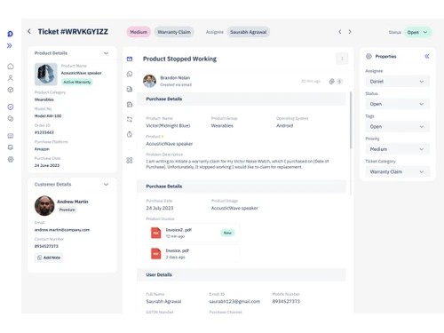 dyrect software-profile
