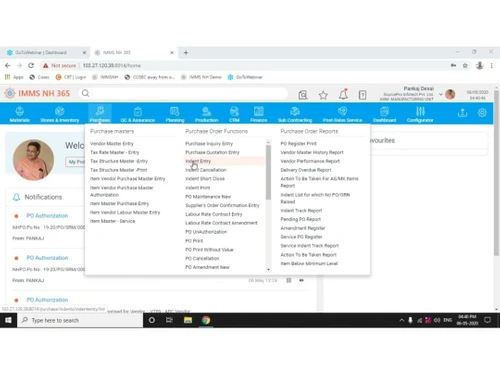 SourcePro ERP purchase