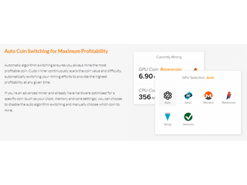 cudo miner maximum profit