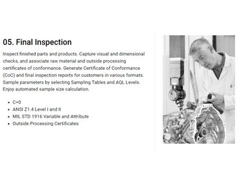 1factory final inspection