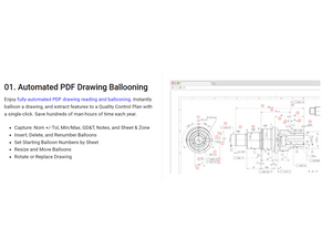 1factory pdf drawing ballooning