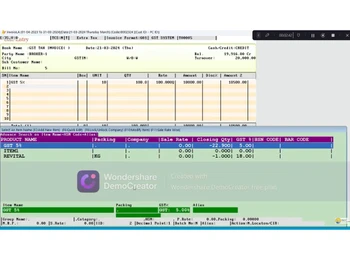 mukti accounting software invoice