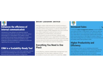 wingshield crm efficiency