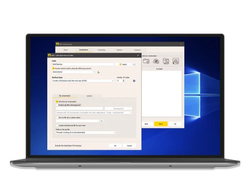 iperius data backup software path