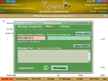 SilverSoft Talent whatsapp details