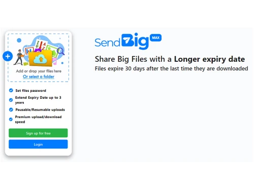 sendbig features