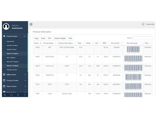 niharikasoftware-dashboard