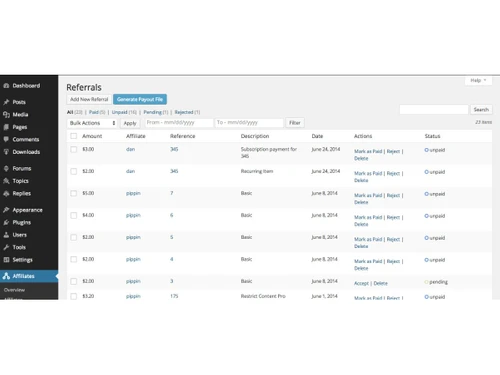 AffiliateWP