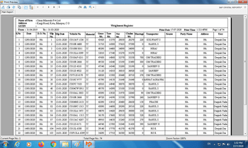 matrix4 weighbridge export data