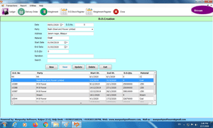 matrix4 weighbridge ledger
