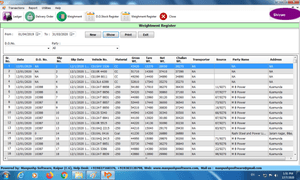 matrix4 weighbridge register