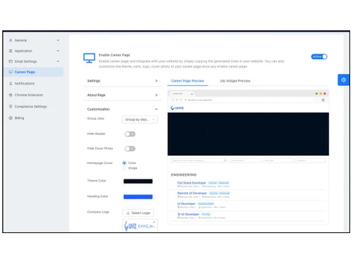 cvviz application tracking