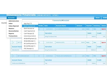 dimensions administration