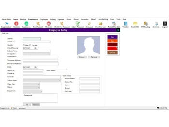 lakshya school erp dashboard