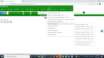 mummy erp software sales order