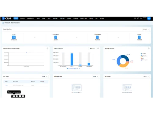 vryno crm dashboard
