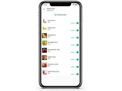 nego digital menu new product