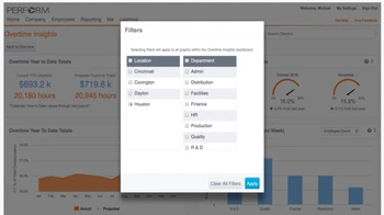 paycor recruiting hr software filters