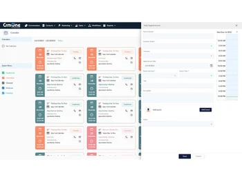 crmone appointment scheduler