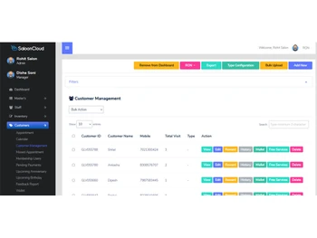 saloon cloud invoice