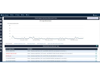 Web SQL Planner usage