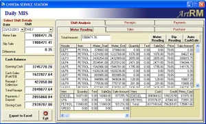 quicksoft services petrol pump software daily mis