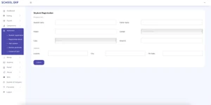 csdt school management student registration