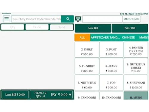 sensible pos software-dashboard