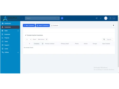 axolotls crm customer