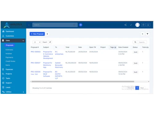 axolotls crm sales