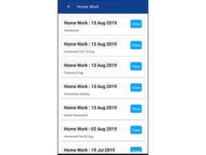 mschool erp homework management