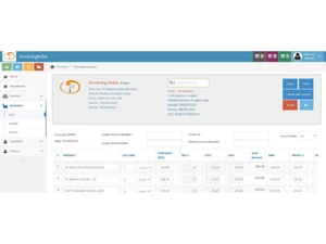 invoicingIndia inventory