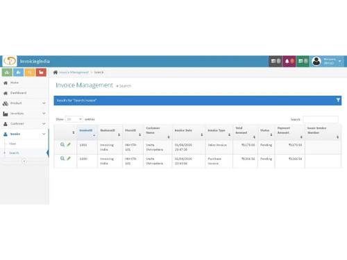 invoicingIndia invoice