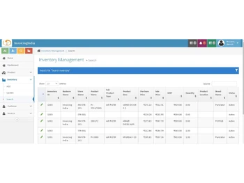 invoicingIndia search