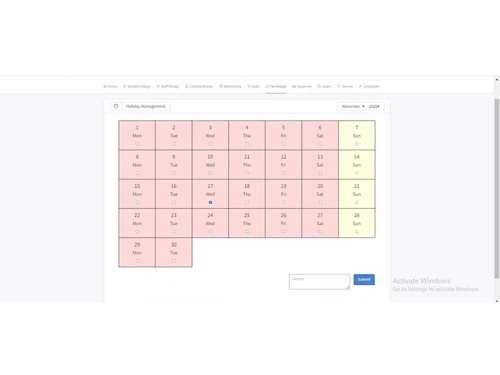 spminfosys e-learning holiday