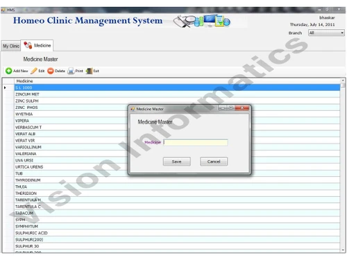 Vision Homoeo Clinic medical information