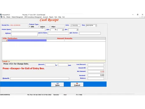 prabhatsoft hms cash receipot