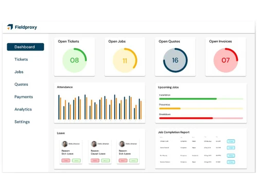 fieldproxy dashboard