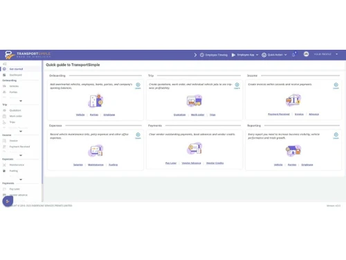 TransportSimple Dashboard