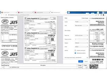 godlink-jwelsoft invoices