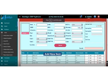 intelligicerp dashboard